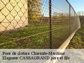 Pose de cloture 17 Charente-Maritime  Elagueur CASSAGRAND père et fils