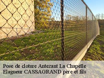 Pose de cloture antezant-la-chapelle-17400 Elagueur CASSAGRAND père et fils
