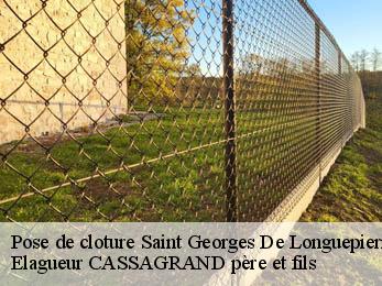 Pose de cloture  saint-georges-de-longuepierr-17470 FAYARD Elagage 17