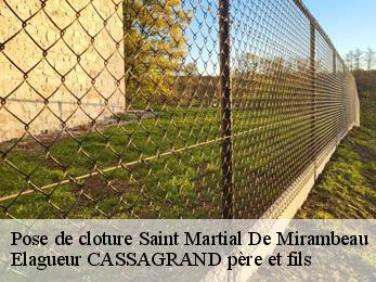 Pose de cloture  saint-martial-de-mirambeau-17150 FAYARD Elagage 17