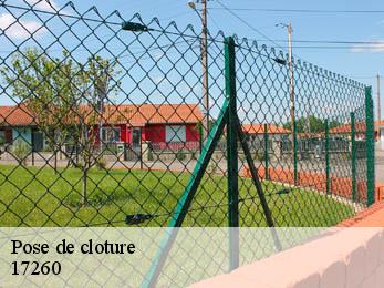 Pose de cloture 17260